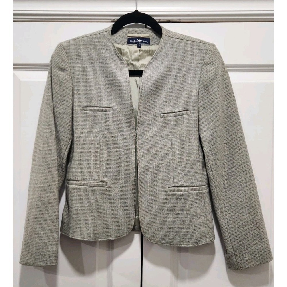 Women's Hunter Run Tweed 100% wool blazer Size 5 Small